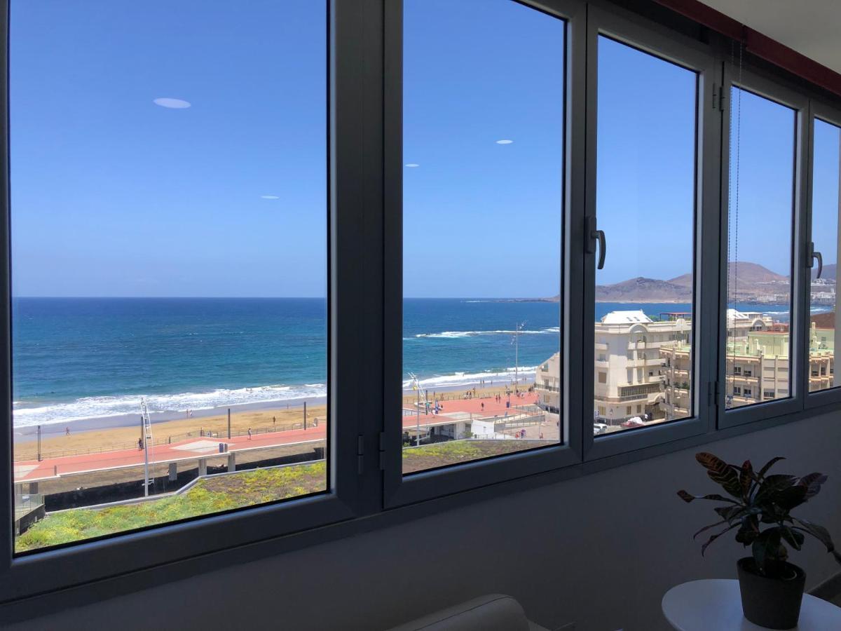 Vistas Mar Playa Las Canteras Primera Linea Wifi Las Palmas de Gran Canaria Luaran gambar
