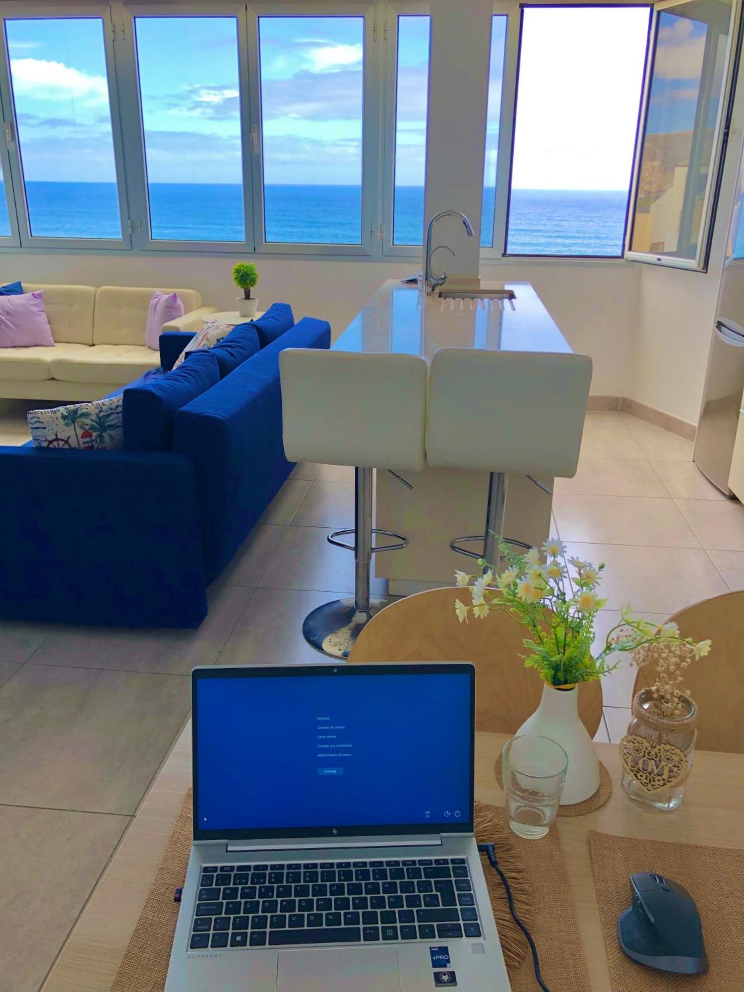 Vistas Mar Playa Las Canteras Primera Linea Wifi Las Palmas de Gran Canaria Luaran gambar